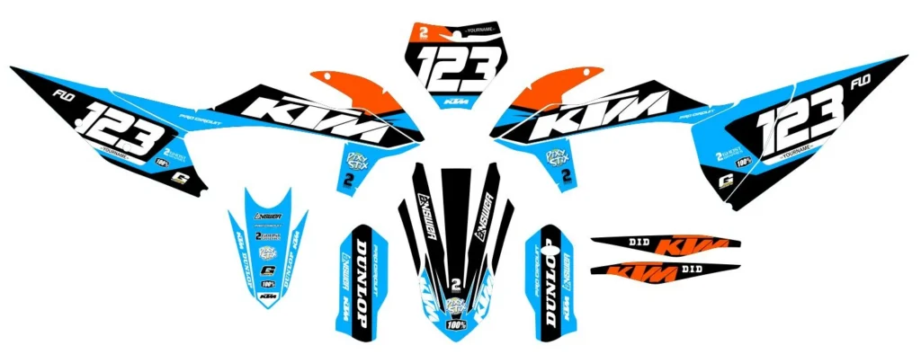 Okleina motocyklowa KTM - KTM-205