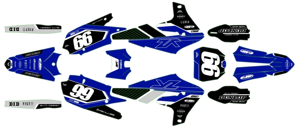 Okleina motocyklowa YAMAHA - YAM-259