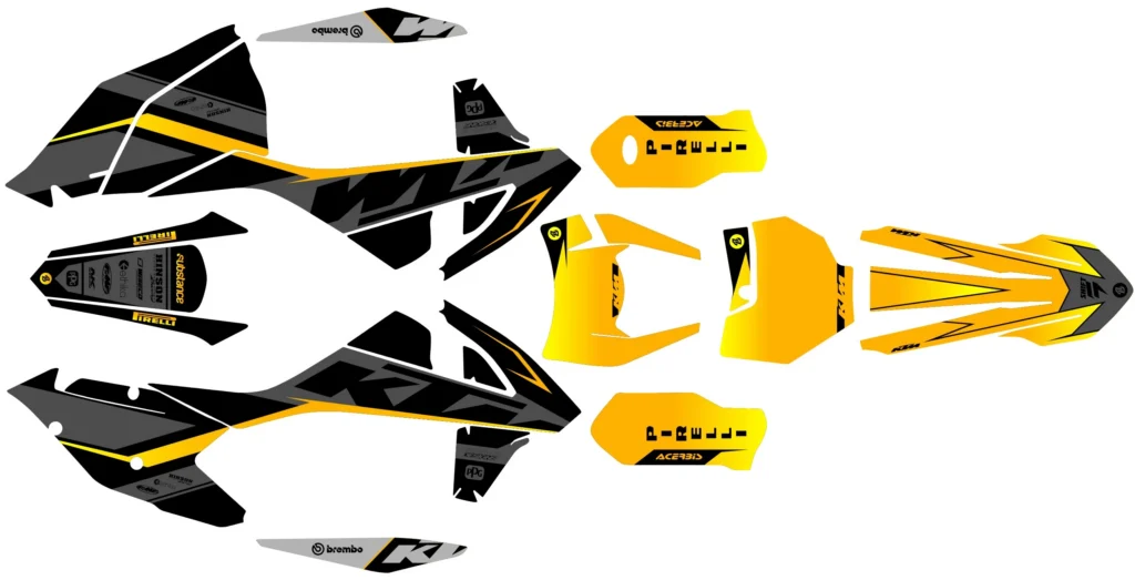 Okleina motocyklowa KTM - KTM-367
