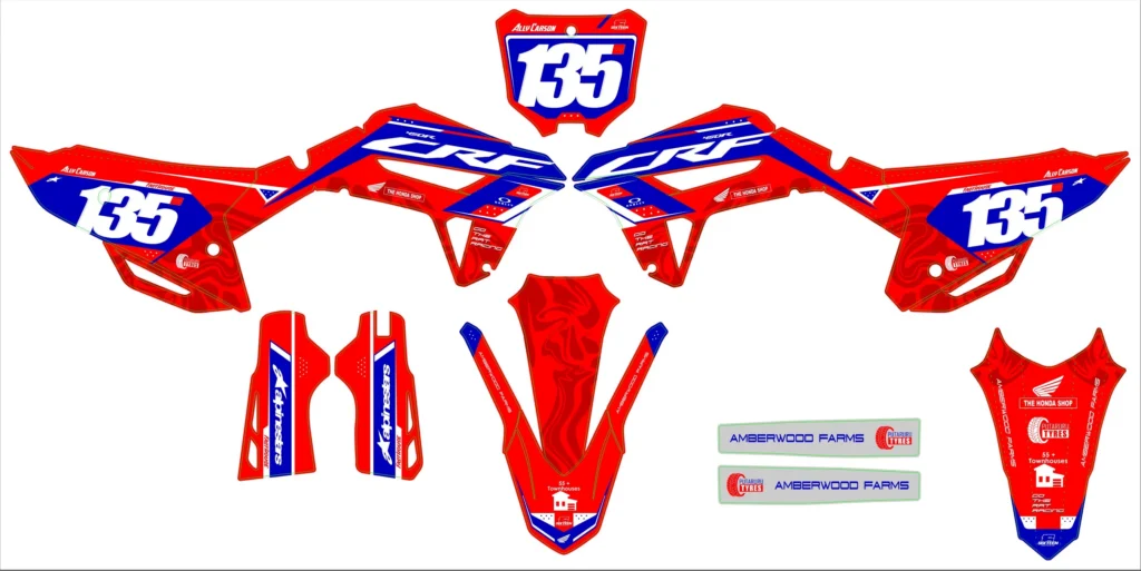 Okleina motocyklowa HONDA - HON-177