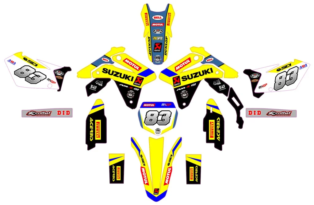 Okleina motocyklowa SUZUKI - SUZ-48