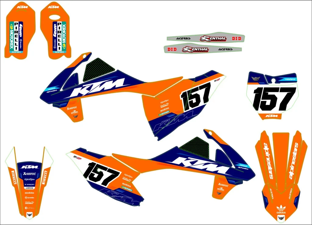 Okleina motocyklowa KTM - KTM-532