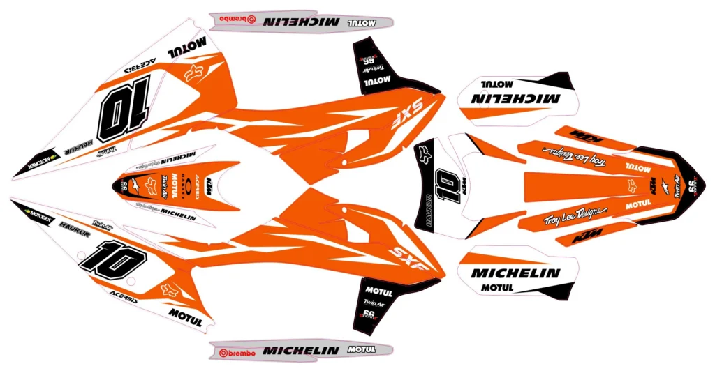 Okleina motocyklowa KTM - KTM-491
