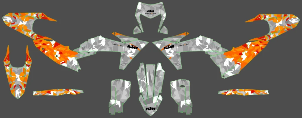 Okleina motocyklowa KTM - KTM-430
