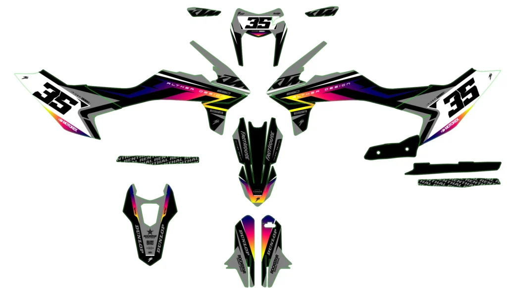 Okleina motocyklowa KTM - KTM-369