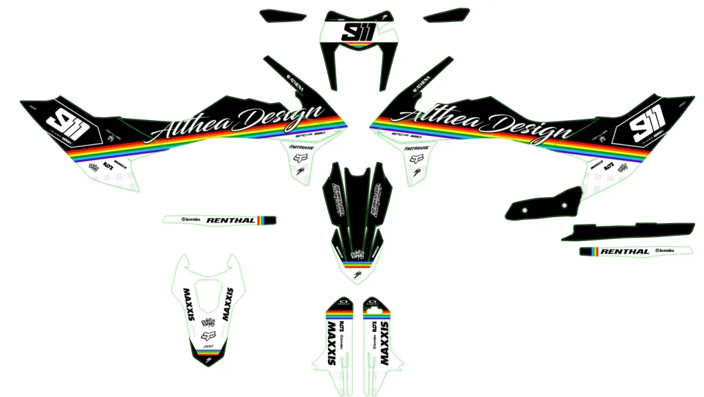 Okleina motocyklowa KTM - KTM-421