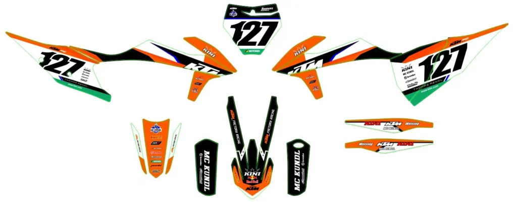 Okleina motocyklowa KTM - KTM-202
