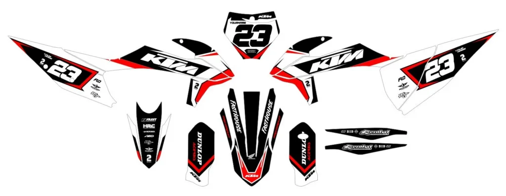 Okleina motocyklowa KTM - KTM-169
