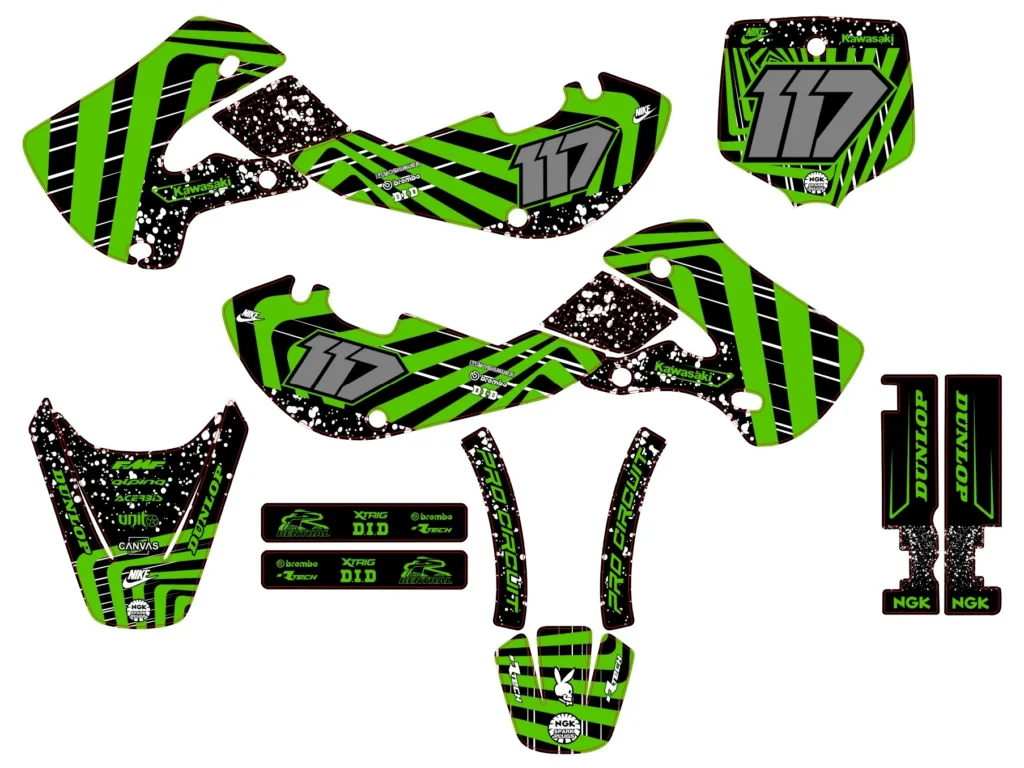 Okleina motocyklowa KAWASAKI - KAW-122
