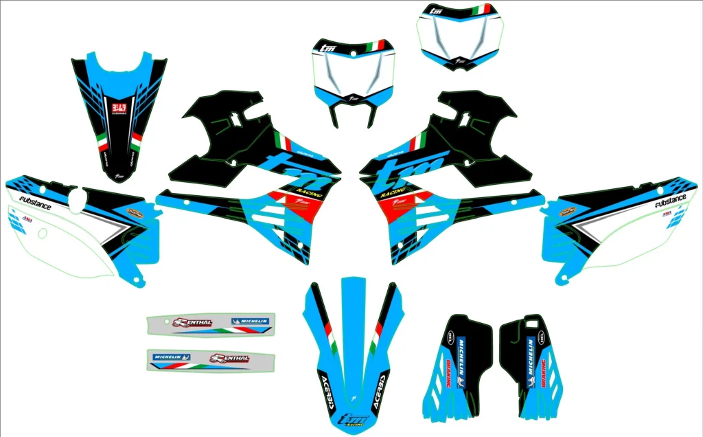 Okleina motocyklowa TM Racing - TMR-24