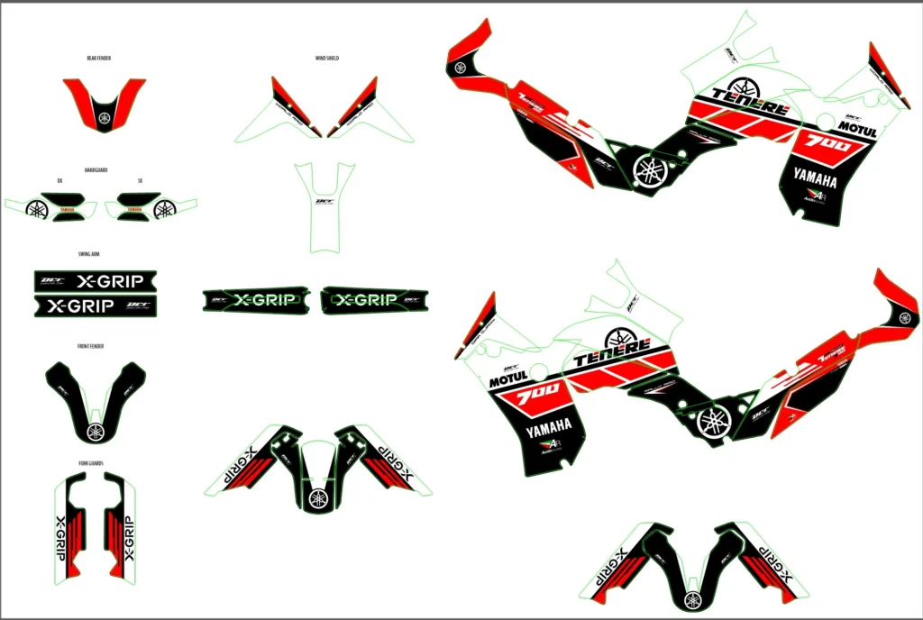 Okleina motocyklowa YAMAHA - YAM-121
