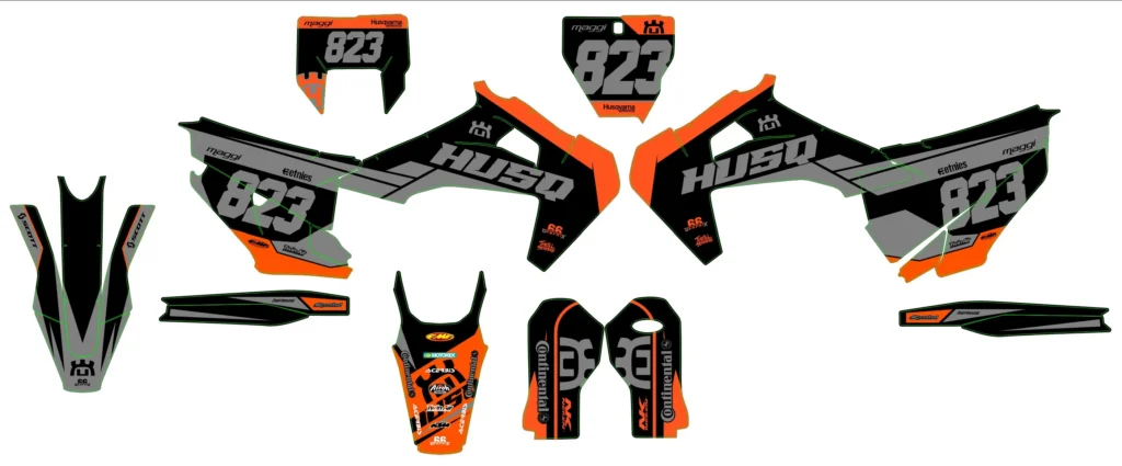 Okleina motocyklowa HUSQVARNA - HUSQ-89