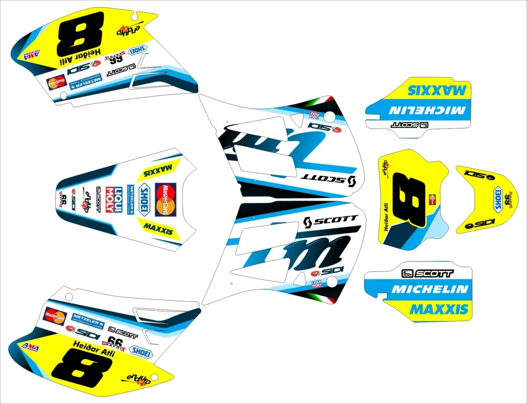 Okleina motocyklowa TM Racing - TMR-34