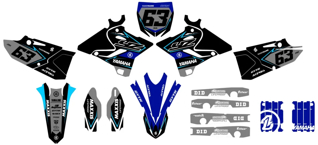 Okleina motocyklowa YAMAHA - YAM-123