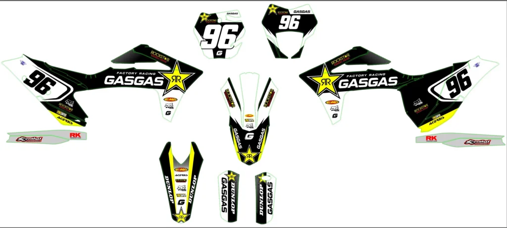 Okleina motocyklowa GAS GAS - GAS-31