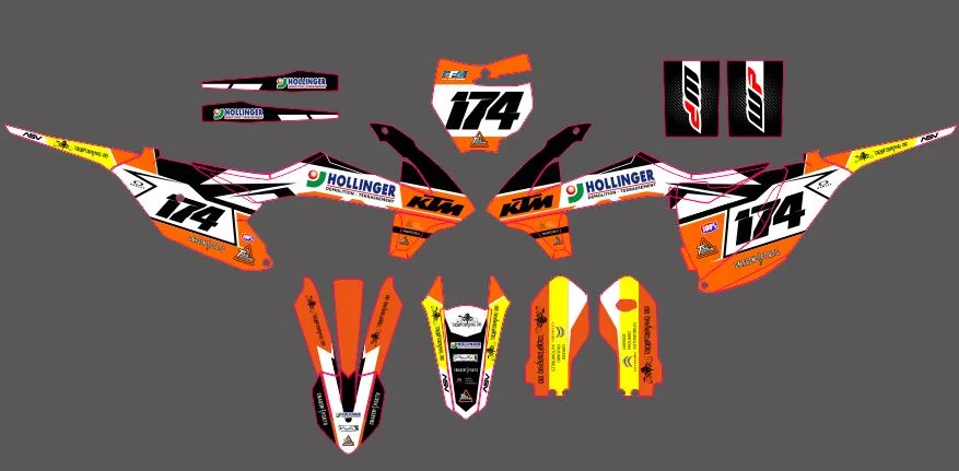 Okleina motocyklowa KTM - KTM-104