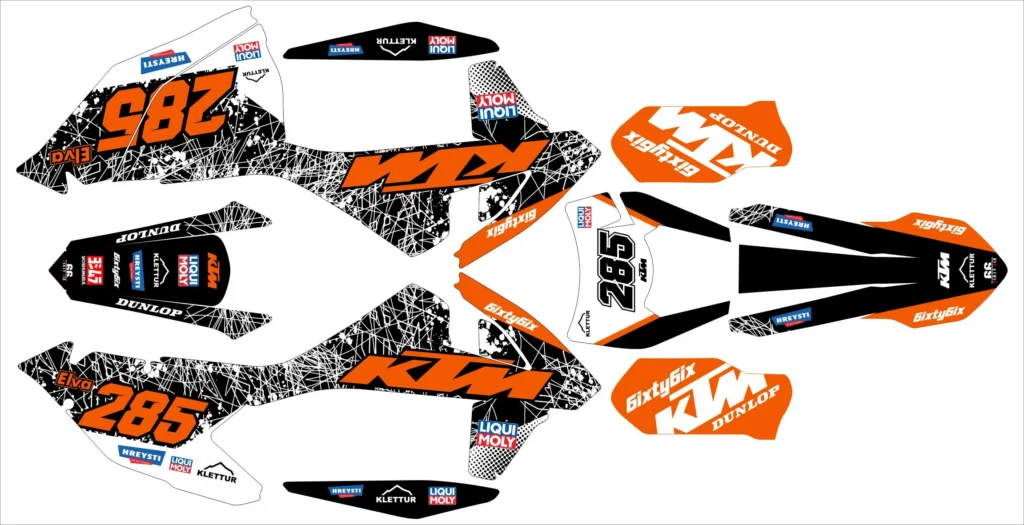 Okleina motocyklowa KTM - KTM-611