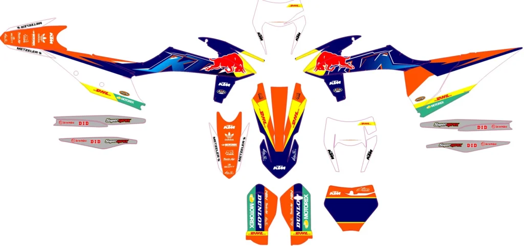 Okleina motocyklowa KTM - KTM-552