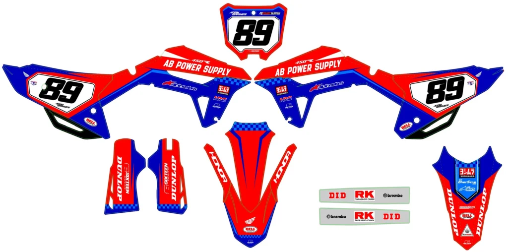 Okleina motocyklowa HONDA - HON-188