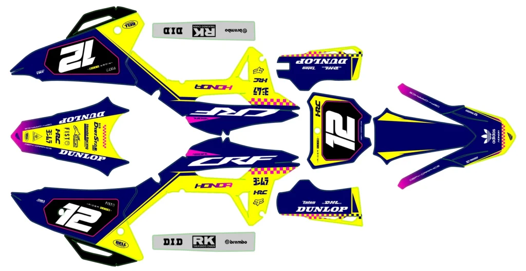 Okleina motocyklowa HONDA - HON-189