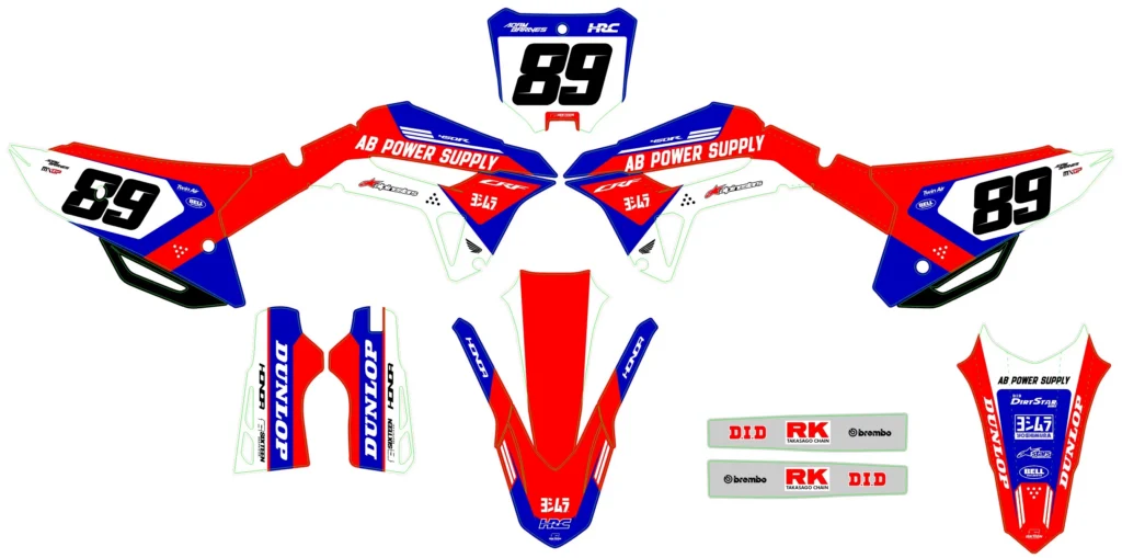 Okleina motocyklowa HONDA - HON-190