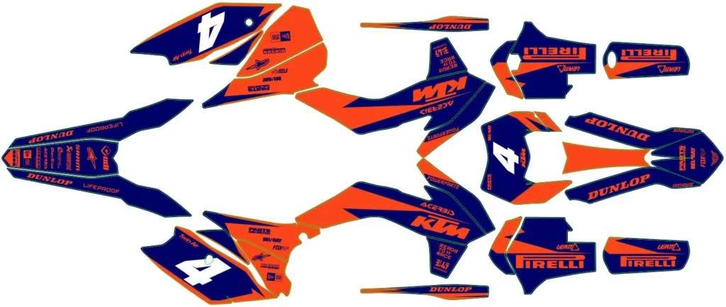 Okleina motocyklowa KTM - KTM-232