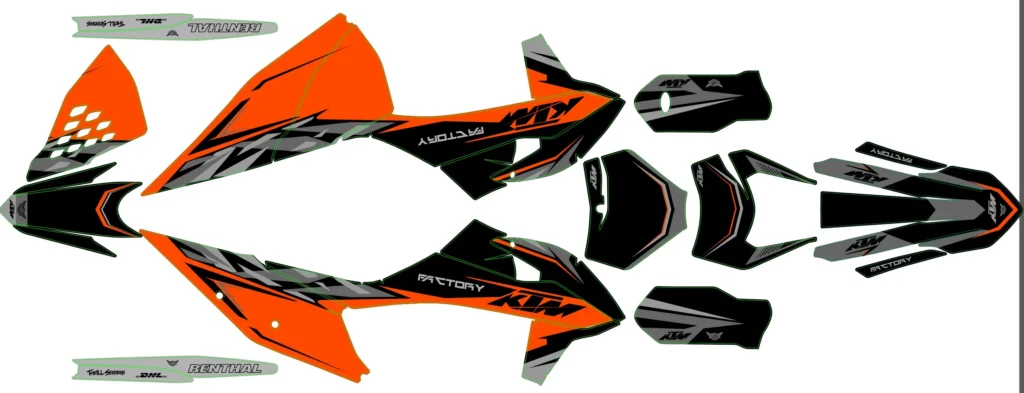 Okleina motocyklowa KTM - KTM-548