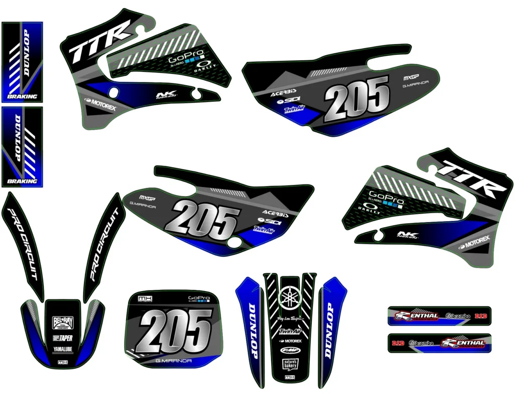 Okleina motocyklowa YAMAHA - YAM-282