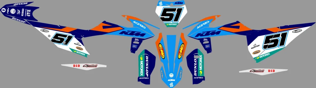 Okleina motocyklowa KTM - KTM-266