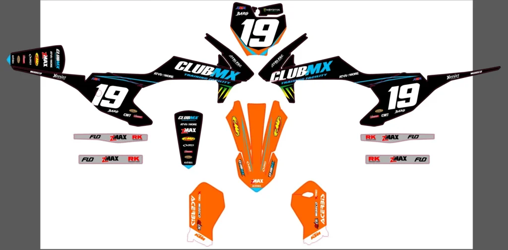 Okleina motocyklowa KTM - KTM-457