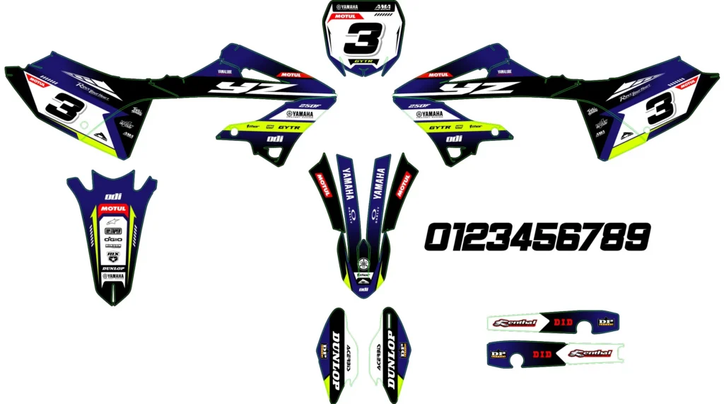 Okleina motocyklowa YAMAHA - YAM-284