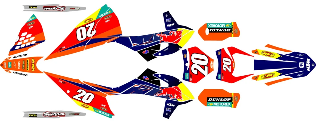 Okleina motocyklowa KTM - KTM-637