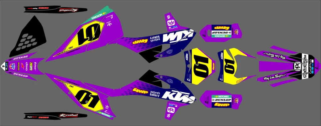 Okleina motocyklowa KTM - KTM-533