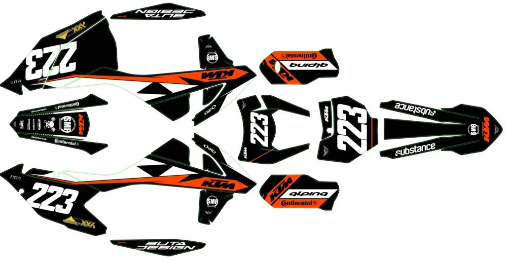Okleina motocyklowa KTM - KTM-702