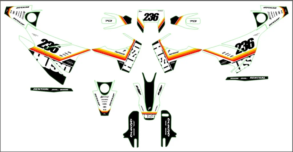 Okleina motocyklowa HUSQVARNA - HUSQ-94