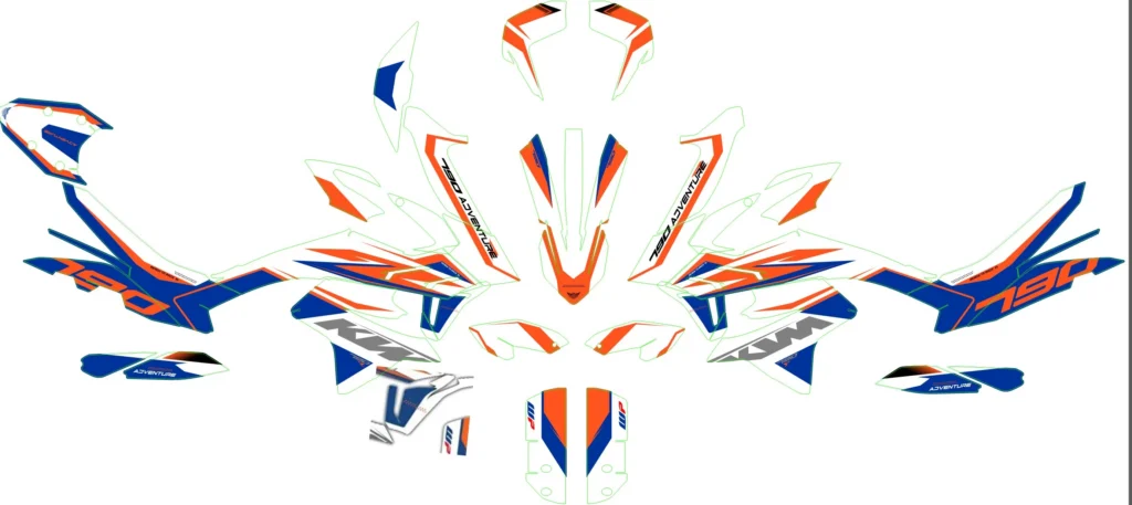 Okleina motocyklowa KTM - KTM-564