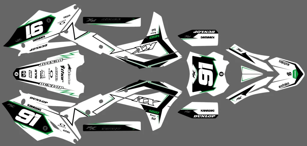 Okleina motocyklowa KAWASAKI - KAW-46