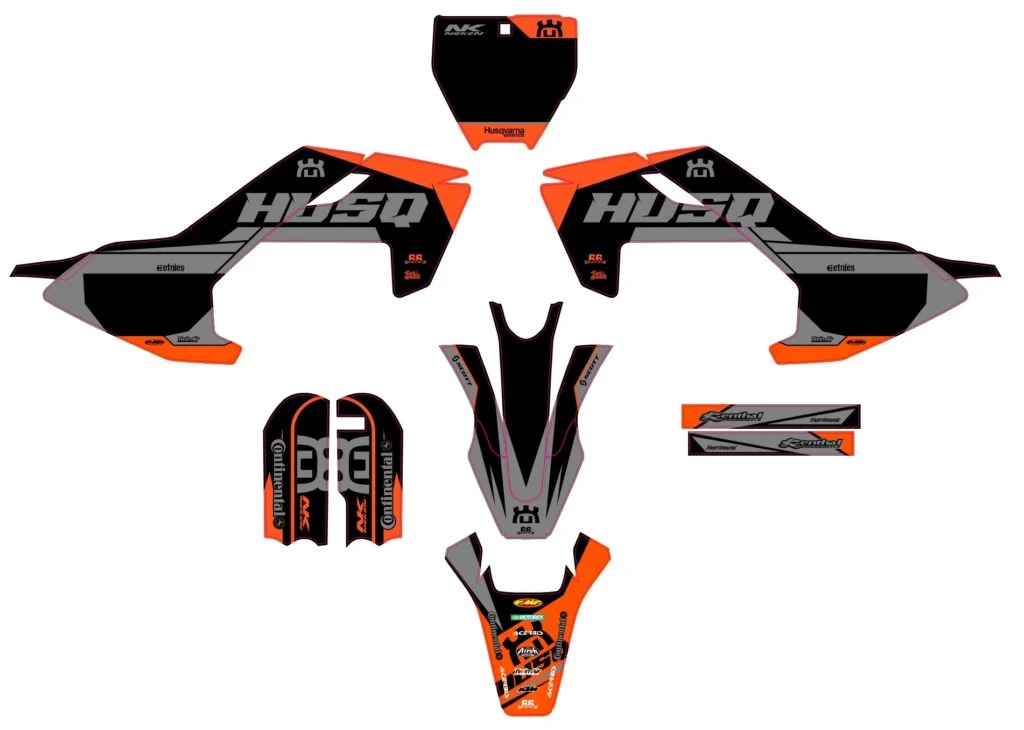 Okleina motocyklowa HUSQVARNA - HUSQ-95