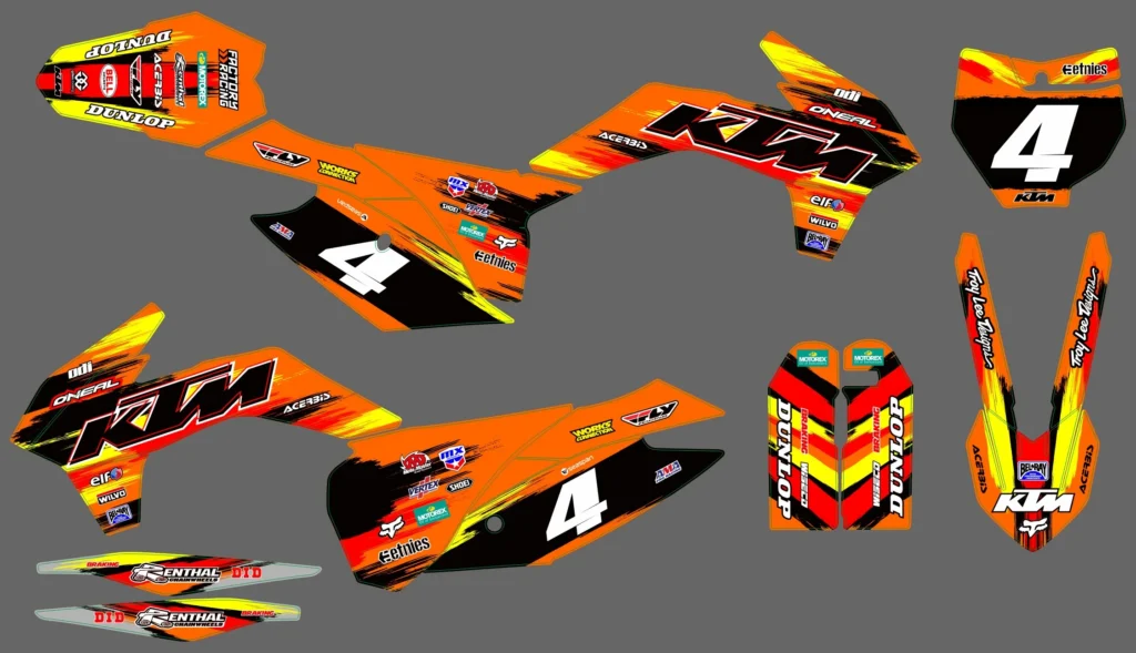 Okleina motocyklowa KTM - KTM-833
