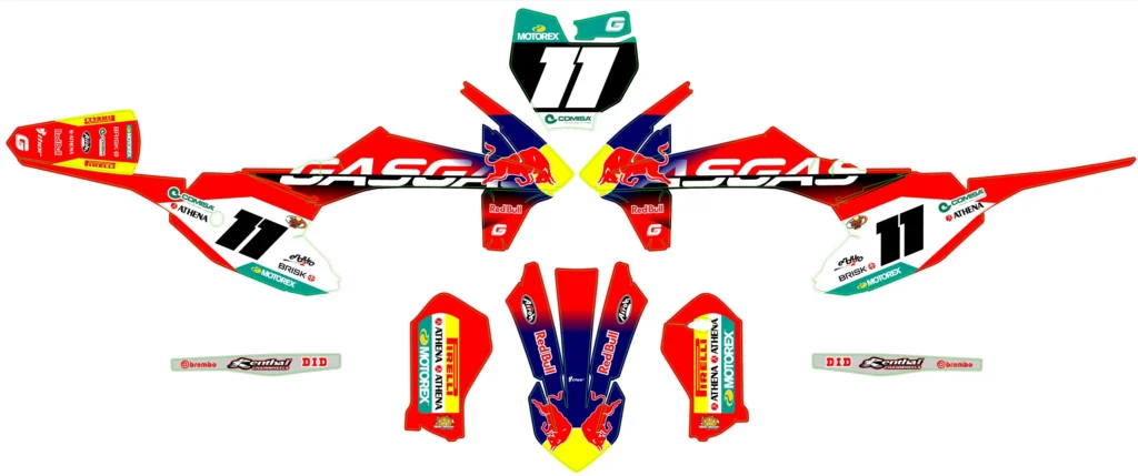 Okleina motocyklowa GAS GAS - GAS-33