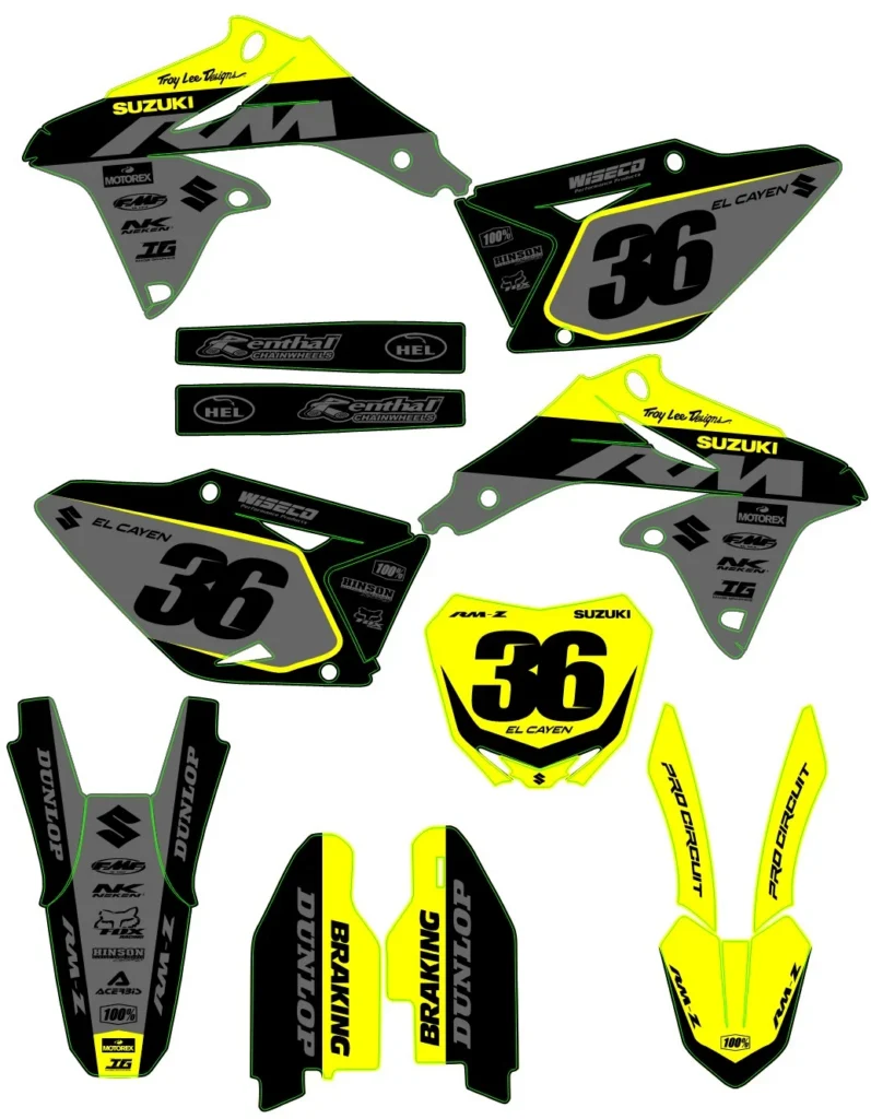 Okleina motocyklowa SUZUKI - SUZ-59