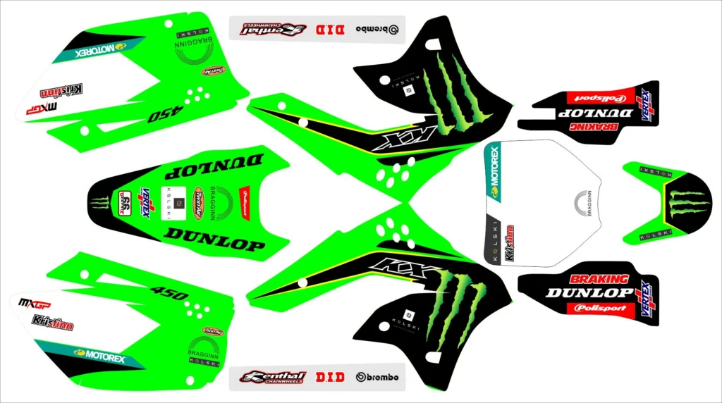 Okleina motocyklowa KAWASAKI - KAW-50