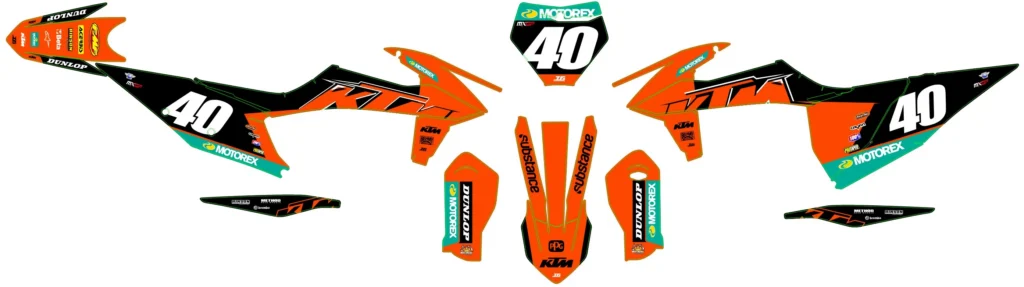 Okleina motocyklowa KTM - KTM-283