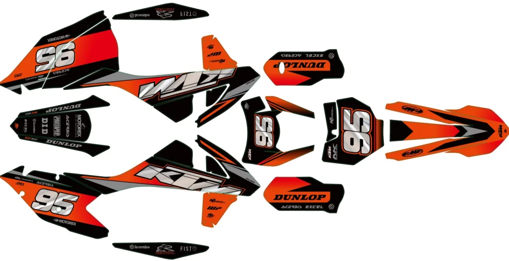 Okleina motocyklowa KTM - KTM-643