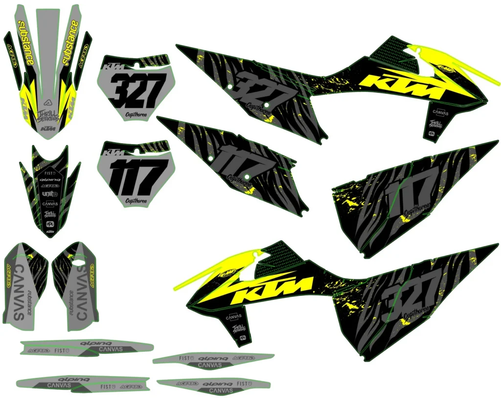 Okleina motocyklowa KTM - KTM-632