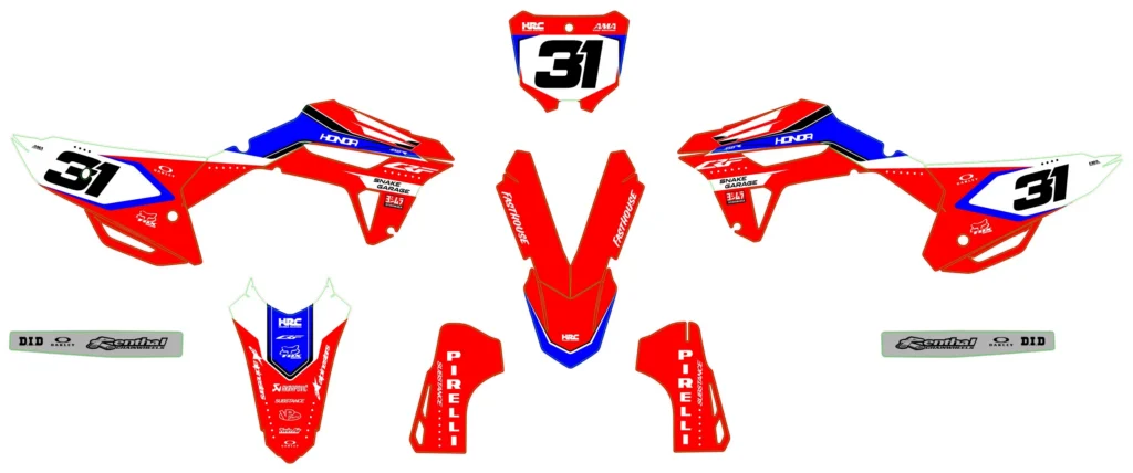 Okleina motocyklowa HONDA - HON-198