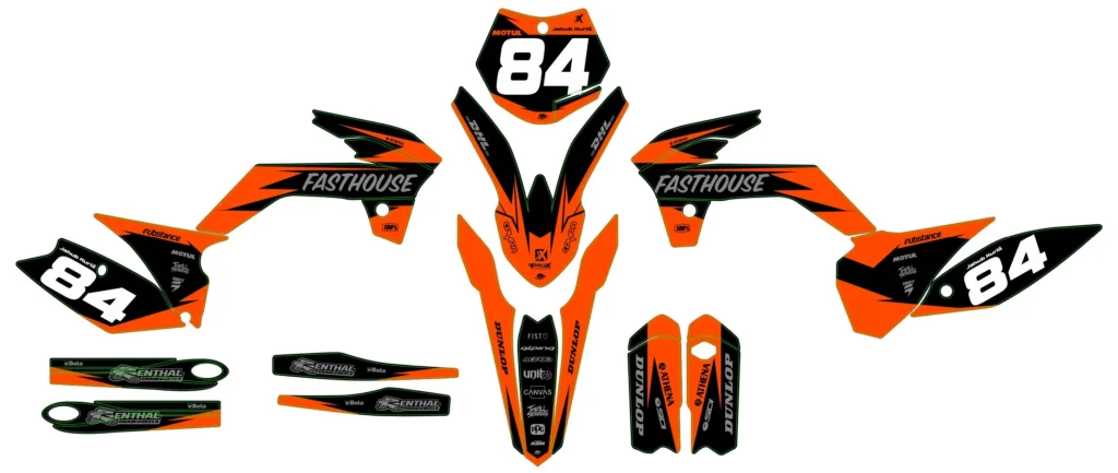 Okleina motocyklowa KTM - KTM-541