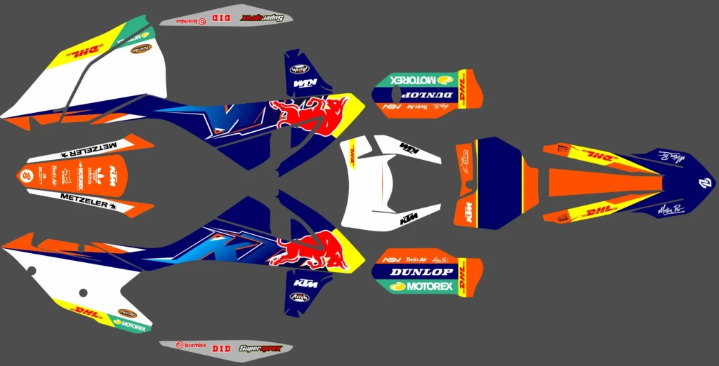 Okleina motocyklowa KTM - KTM-443