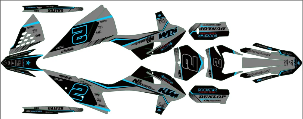 Okleina motocyklowa KTM - KTM-656