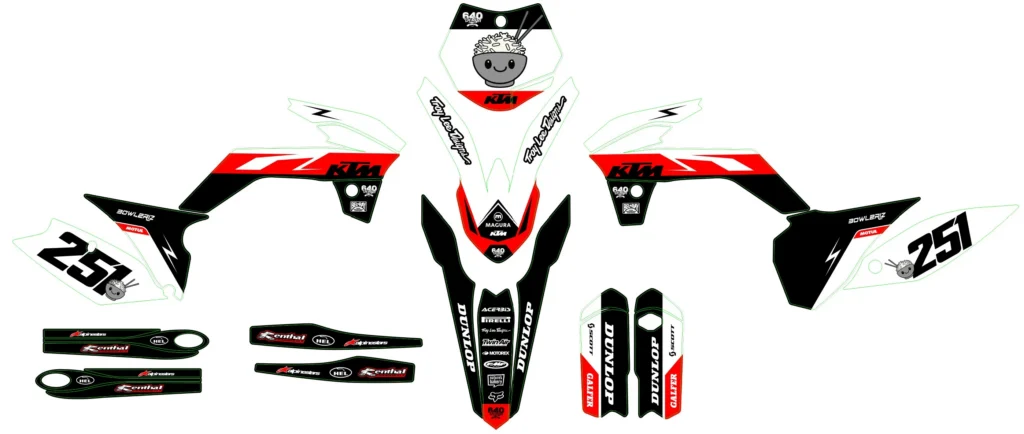 Okleina motocyklowa KTM - KTM-509